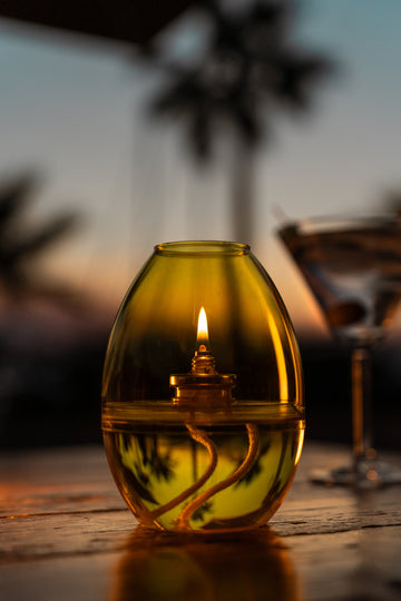 Lámpara de Aceite Natural - Leo Luz Color Amarillo