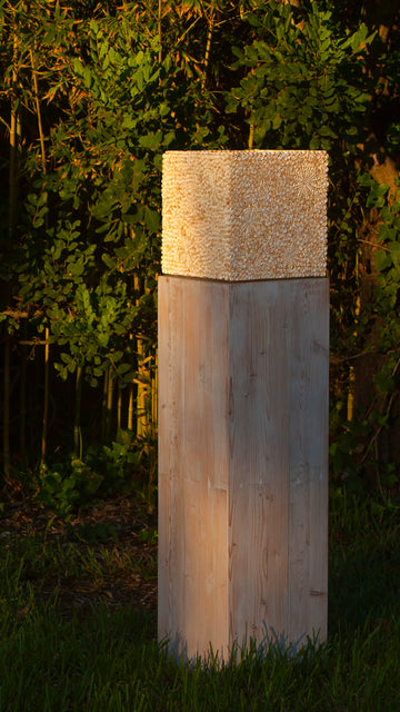 Wooden Pedestal - Square Shaped Design