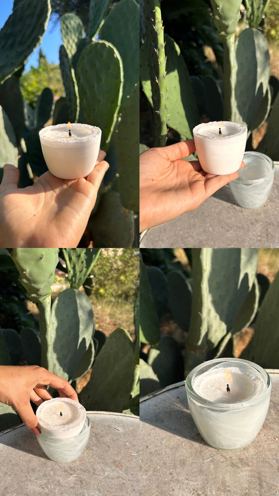 Recambio de Vaso de cristal reciclado Mini - Elite Candles