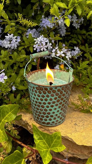 Vela de citronela en Balde Metálico para Garden - Elite Candles