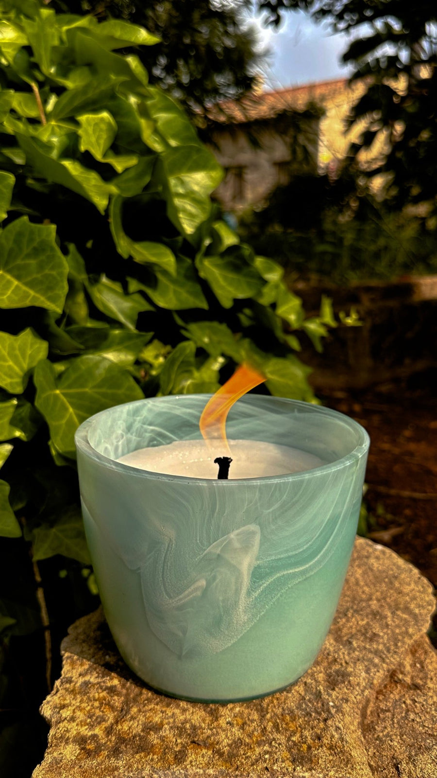 Vela en vaso de Cristal Reciclado Nº 15 - Elite Candles